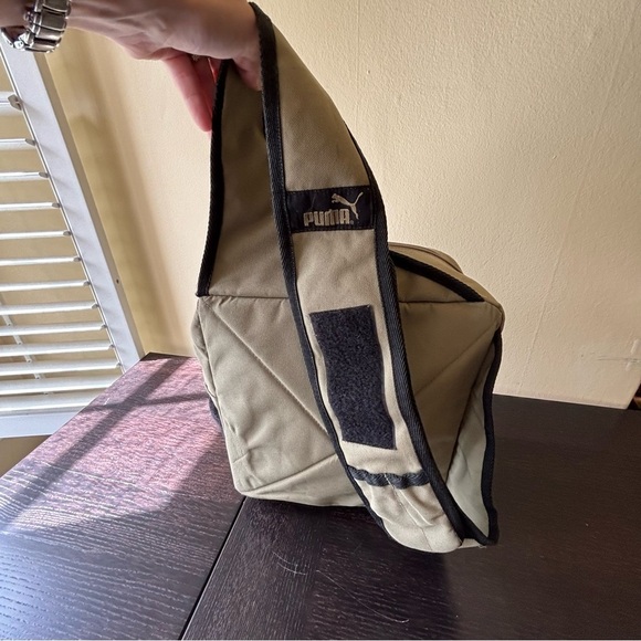 Puma tan black Sling Crossbody pack - Picture 5 of 13